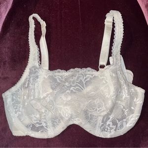 White Laced Camisole Bra